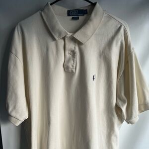 Polo by Ralph Lauren Cream Men's Shirt xl